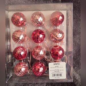 NWT Target 2025 72" Disco Ball Valentine's Day Christmas Garland Pink